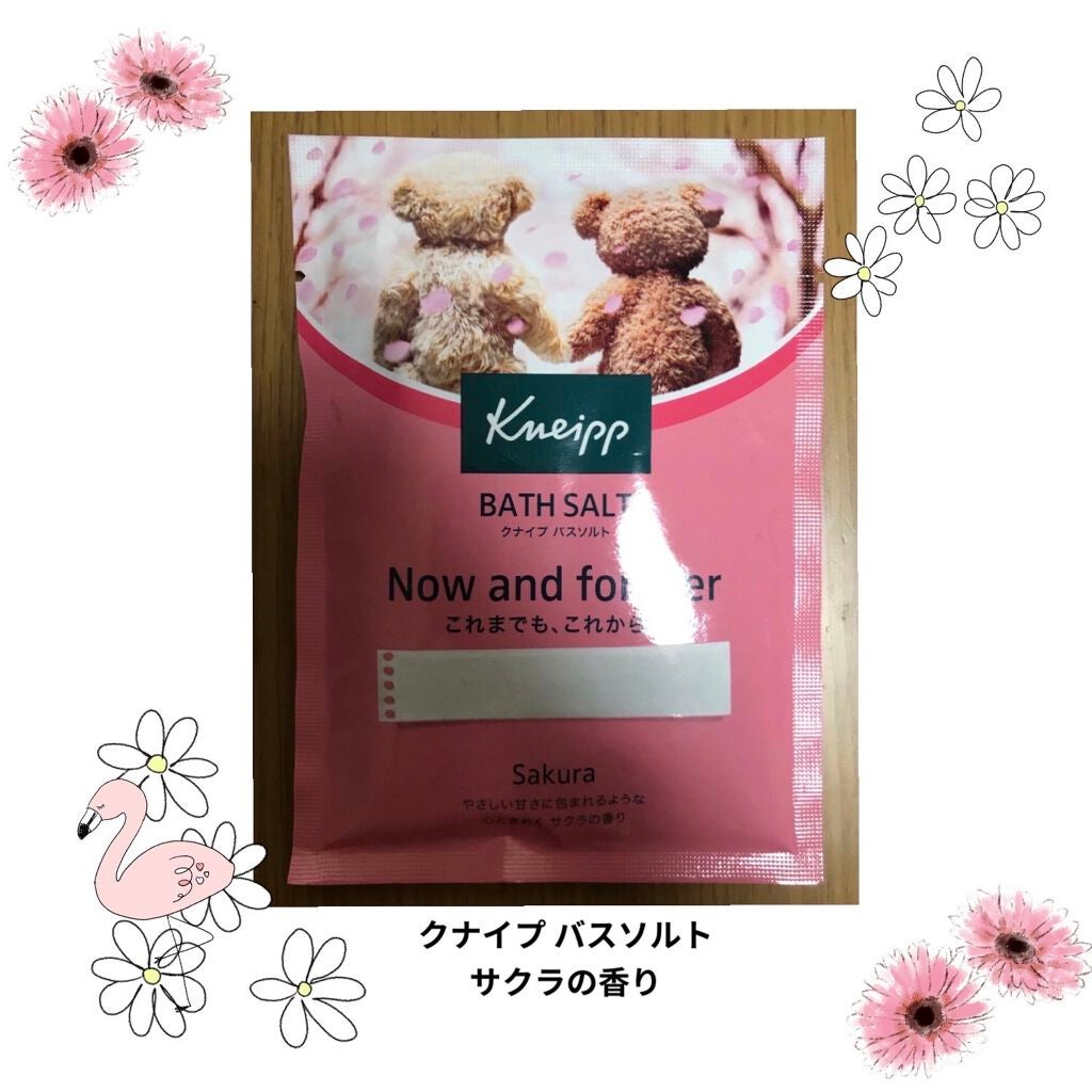 クナイプ バスソルト サクラの香り/クナイプ/無機塩系入浴剤を使ったクチコミ(1枚目)