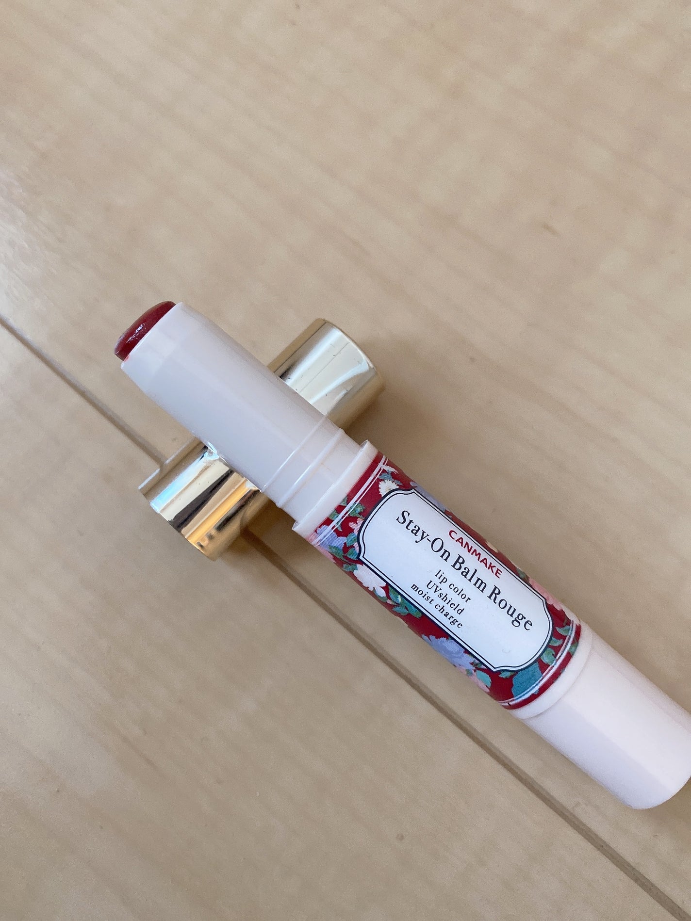 ステイオンバームルージュ/キャンメイク/口紅を使ったクチコミ(2枚目)