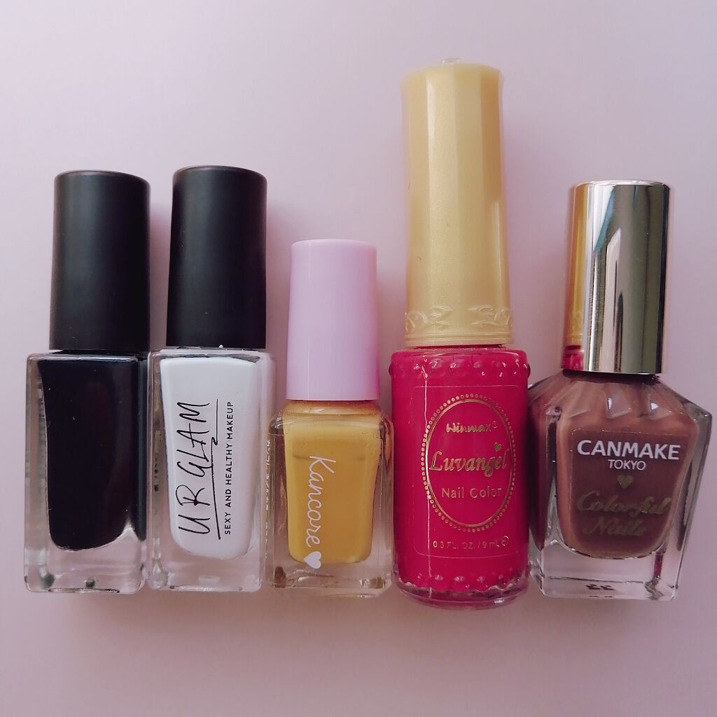 ウィンマックス ラブエンゼルネイルカラー/DAISO/マニキュアを使ったクチコミ（2枚目）