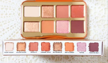 ソルテッド キャラメル ミニ アイシャドウ パレット/Too Faced/アイシャドウパレットを使ったクチコミ（5枚目）