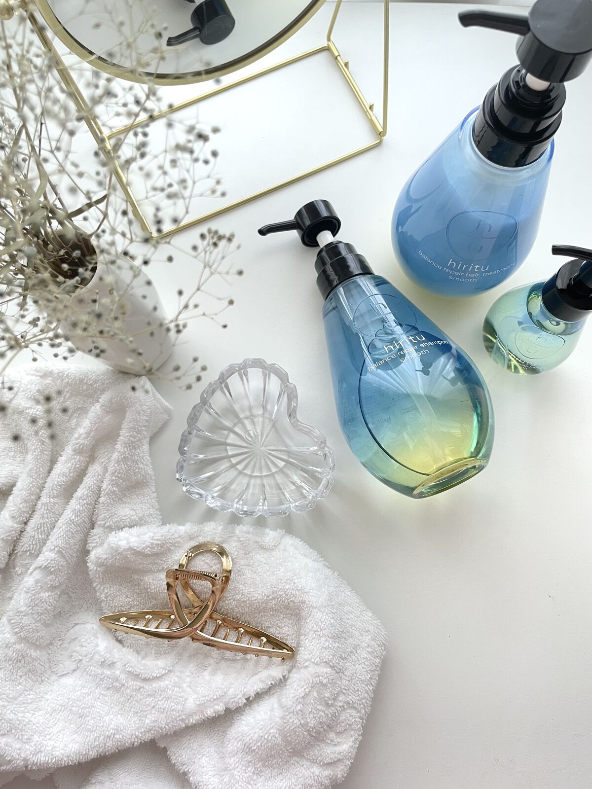 バランスリペア シャンプー/ヘアトリートメント スムース/hiritu/市販シャンプーを使ったクチコミ（2枚目）