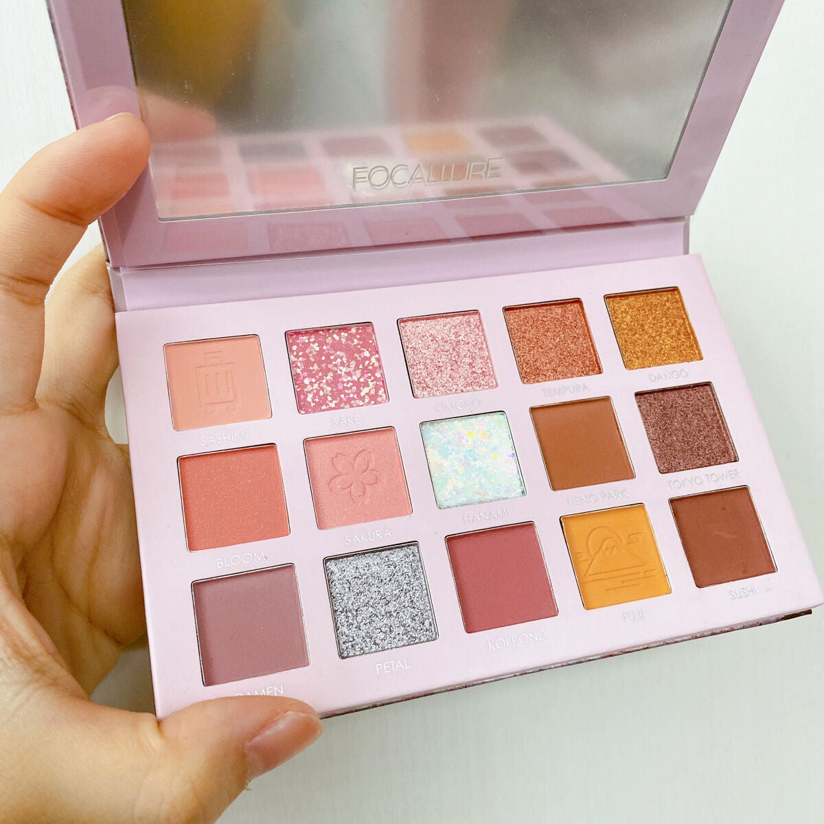GO TRAVEL 15色アイシャドウパレット/FOCALLURE/アイシャドウパレットを使ったクチコミ(2枚目)