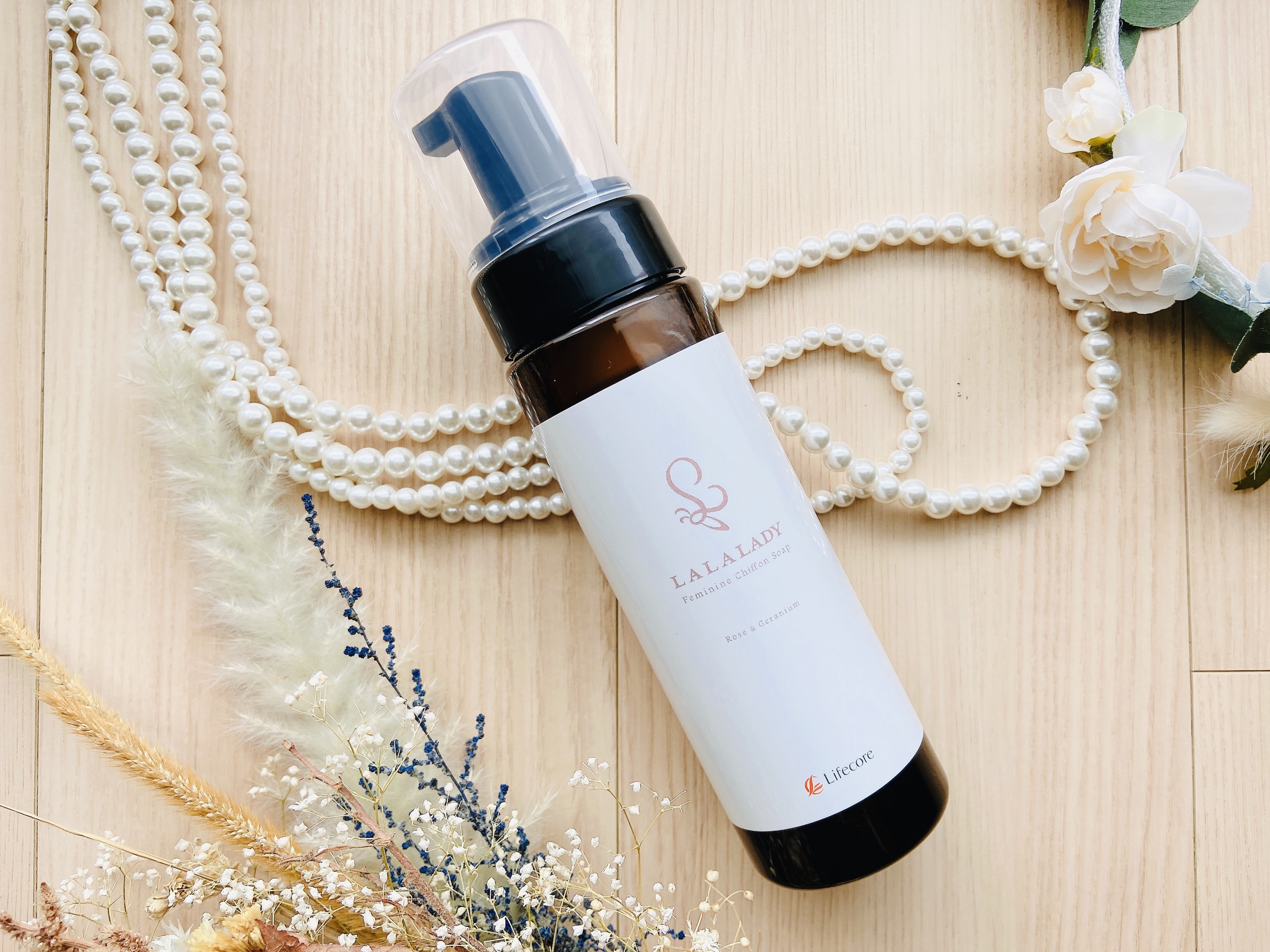 LALALADYフェミニンシフォンソープ/lifecore/ボディソープを使ったクチコミ（3枚目）
