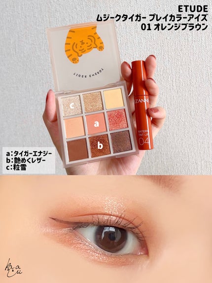 ムジークタイガープレイカラーアイズ/ETUDE/アイシャドウパレットを使ったクチコミ(2枚目)