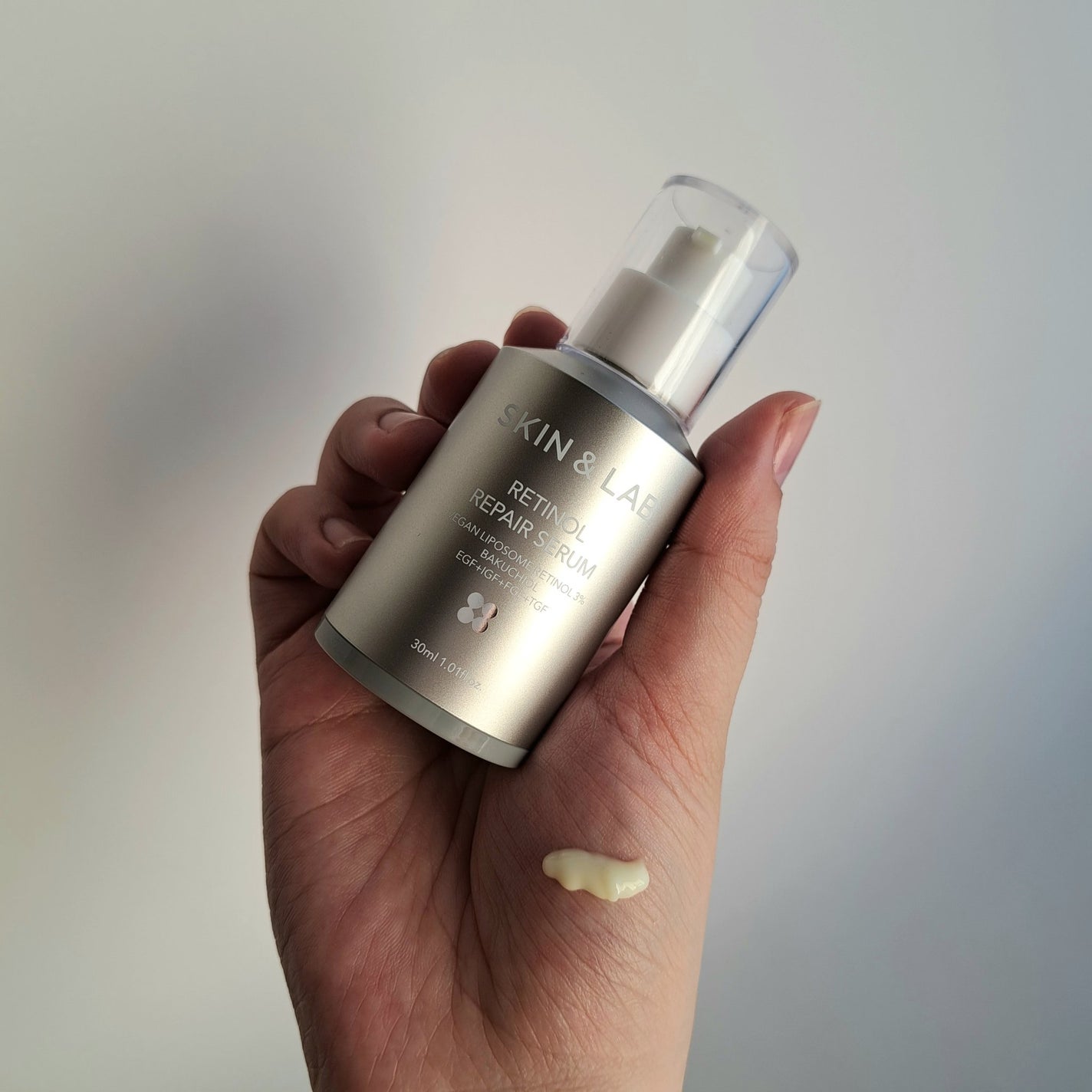 ヴィーガンリポソームレチノールセラム/SKIN&LAB/美容液を使ったクチコミ(4枚目)