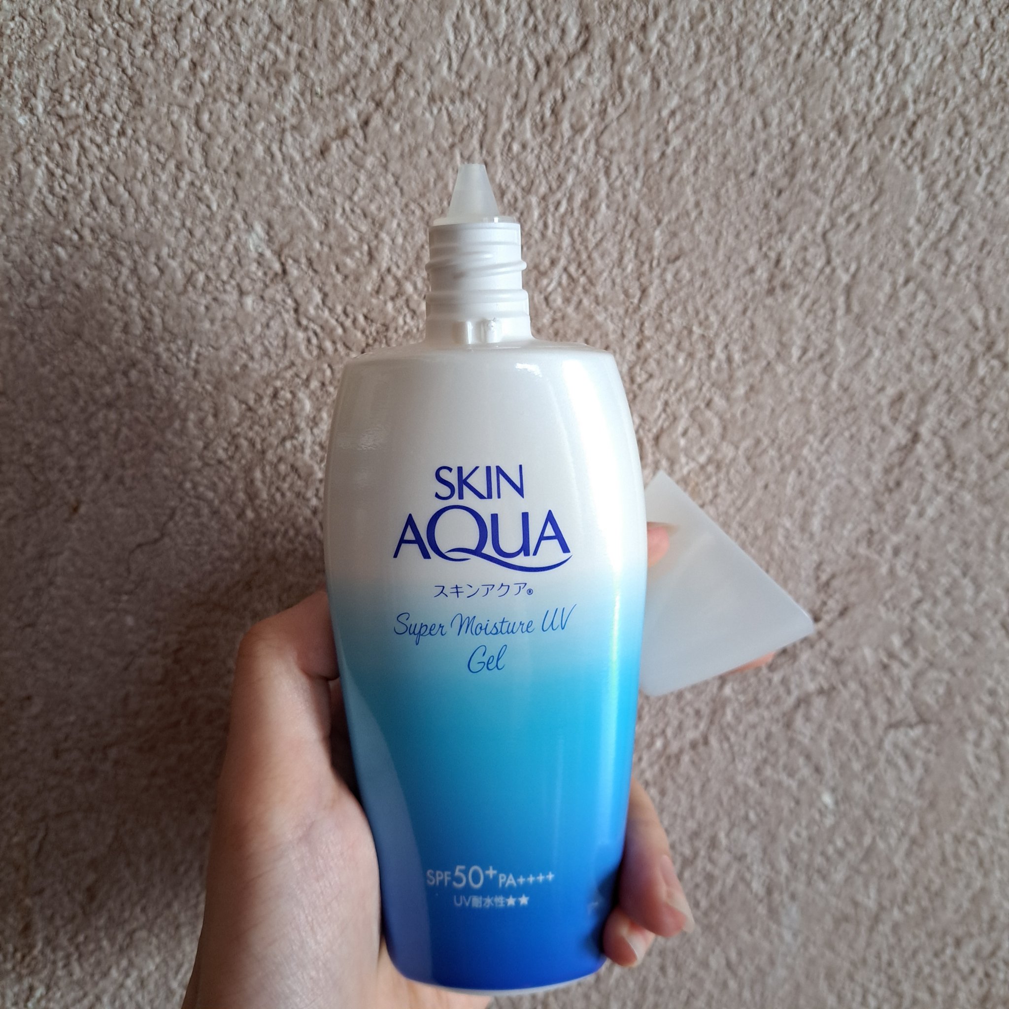 スキンアクア スーパーモイスチャージェル/スキンアクア/日焼け止めジェルを使ったクチコミ（2枚目）