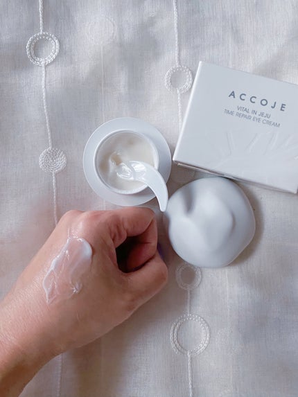 バイタル イン ジェジュ タイム リペア アイクリーム/ACCOJE/アイケア・アイクリームを使ったクチコミ(5枚目)