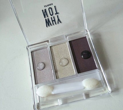 WHY NOT SPINNS 3色アイシャドウ/DAISO/アイシャドウパレットを使ったクチコミ(2枚目)