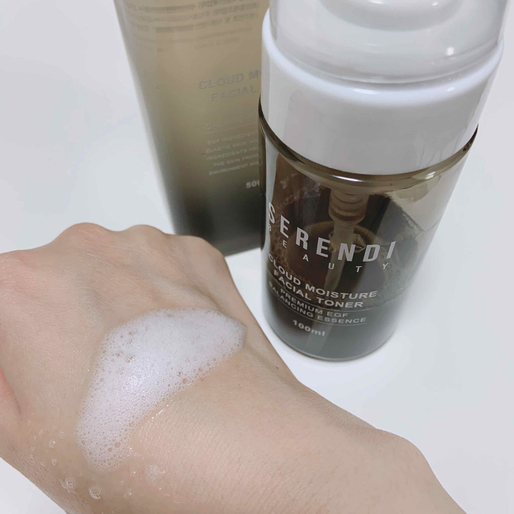CLOUD MOISTURE FACIAL TONER/SERENDI BEAUTY/化粧水を使ったクチコミ（2枚目）