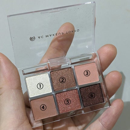 AC 6アイカラーパレット/AC MAKEUP/アイシャドウパレットを使ったクチコミ(4枚目)
