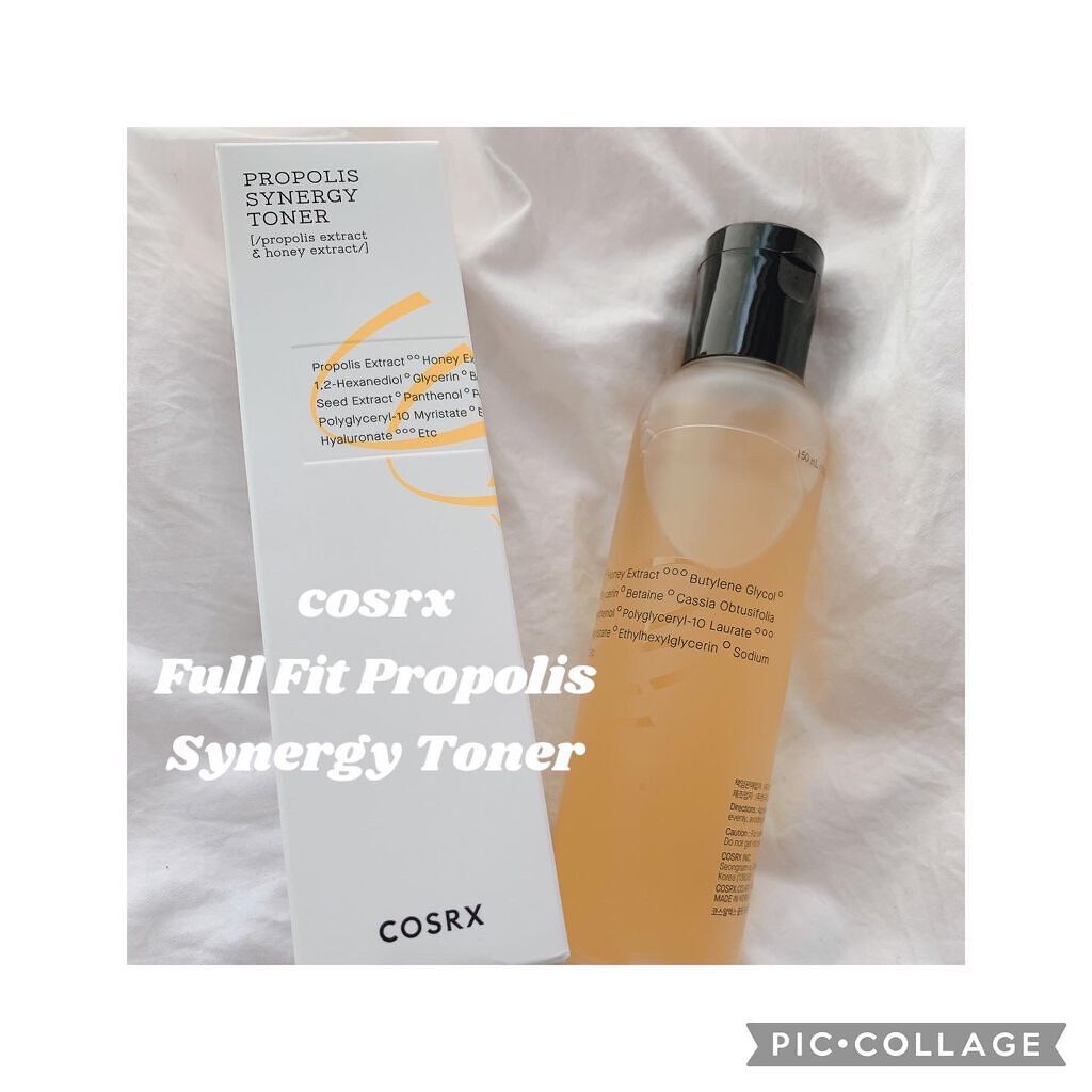 ＼cosrx(コスアールエックス)／
Full Fit Propolis Synergy Toner  150ml
(フルフィットプロポリスシナジートナー)

黒い蜂プロポリスエキス72.6%
✅お肌の保湿効果
✅免疫力強化
✅抗菌・抗炎効