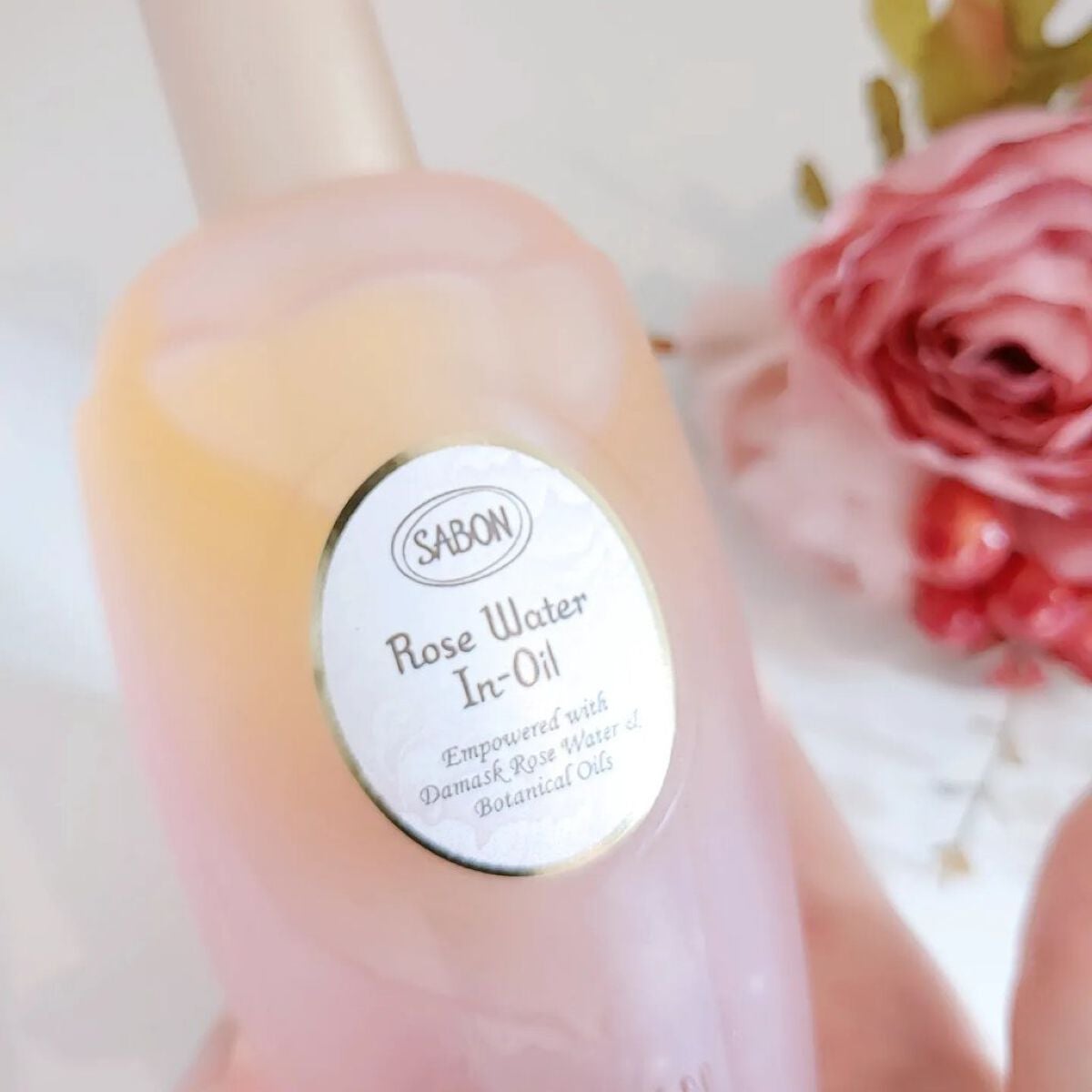 ローズウォーターインオイル/SABON/ミスト状化粧水を使ったクチコミ(2枚目)