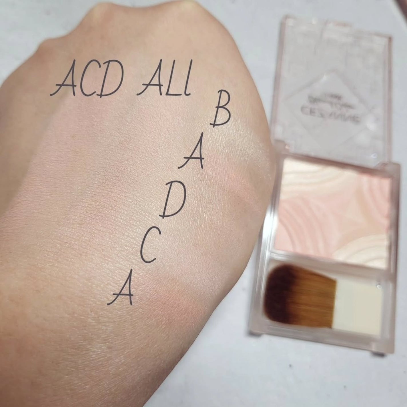 ブレンドカラーチーク/CEZANNE/チークを使ったクチコミ(3枚目)