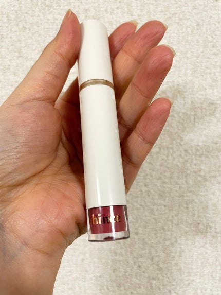 ムードインハンサーウォーターリキッドグロウ/hince/口紅を使ったクチコミ(1枚目)