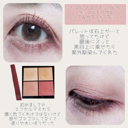 リアルクローズシャドウ/excel/アイシャドウパレットを使ったクチコミ(3枚目)