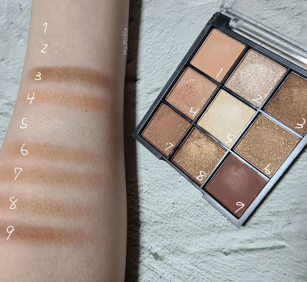 UR GLAM BLOOMING EYE COLOR PALETTE/U R GLAM/アイシャドウパレットを使ったクチコミ(1枚目)