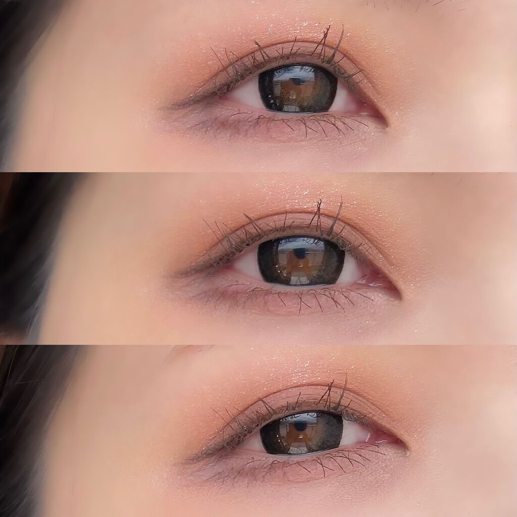 ダリエキストラブラック/蜜のレンズ/カラーコンタクトレンズを使ったクチコミ（2枚目）