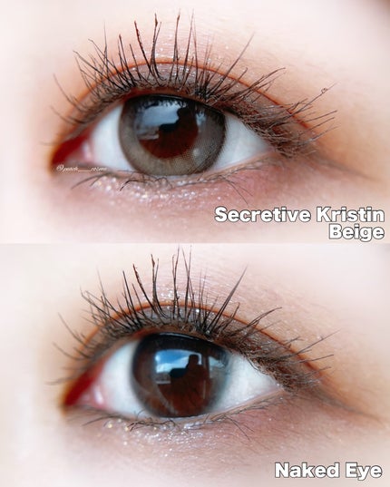 Secretive Kristen/Hapa kristin/カラーコンタクトレンズを使ったクチコミ(4枚目)