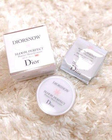 スノー ブルーム パーフェクト クッション SPF50／PA+++/Dior/クッションファンデーションを使ったクチコミ（1枚目）