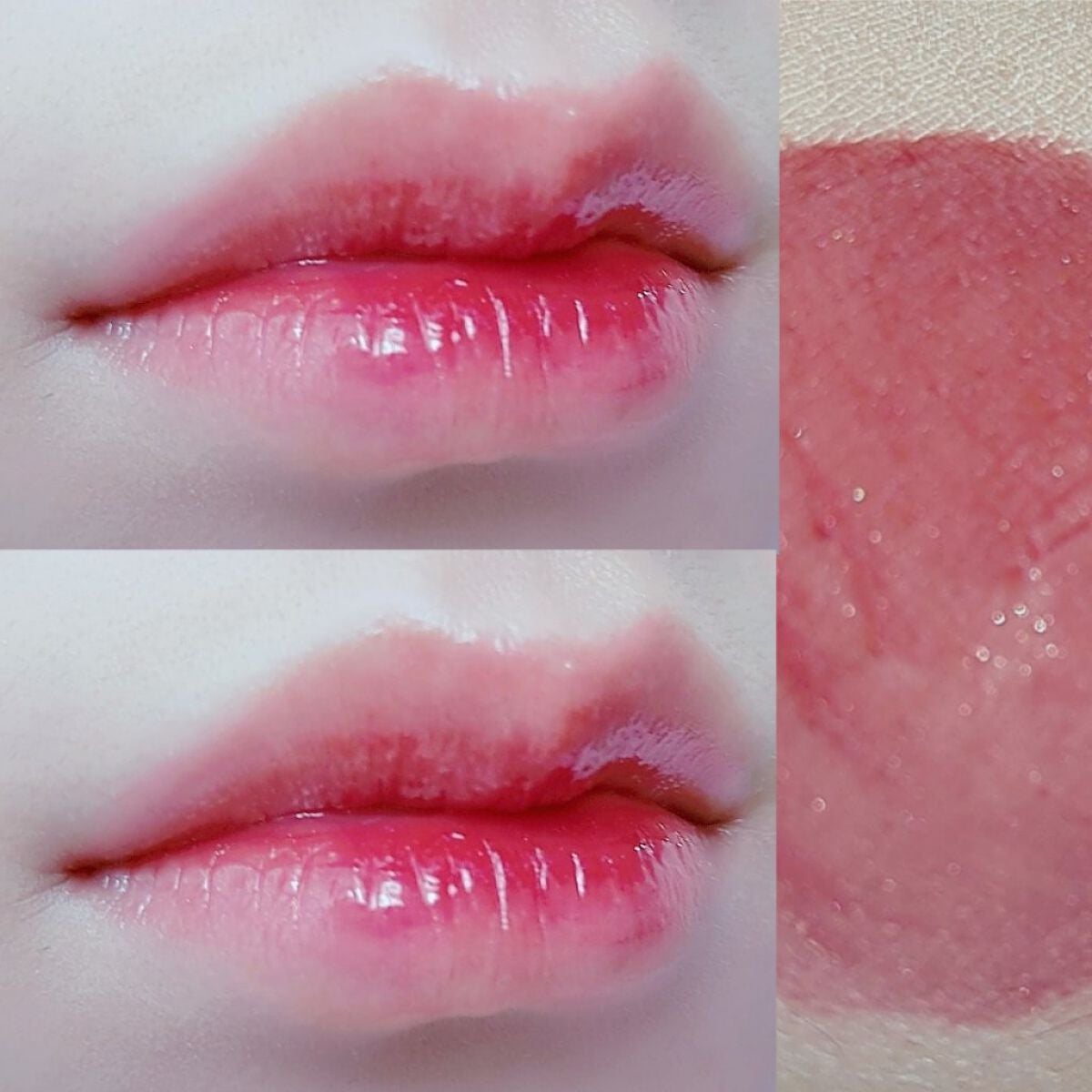 ウォータリーティントリップ/CEZANNE/リップティントを使ったクチコミ(3枚目)