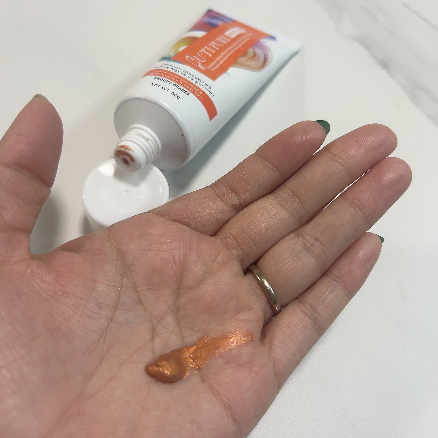 ビューティピュア ワンデーヘアカラー/BU:TI PURE/ヘアカラーを使ったクチコミ(3枚目)