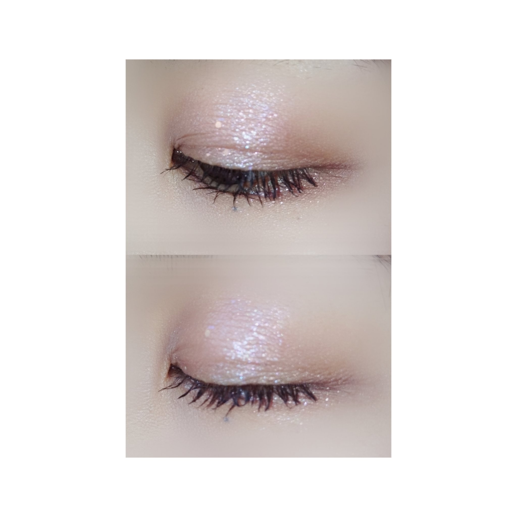 グリッターライナー 104 ティアブルー/coou/グリッターを使ったクチコミ（2枚目）