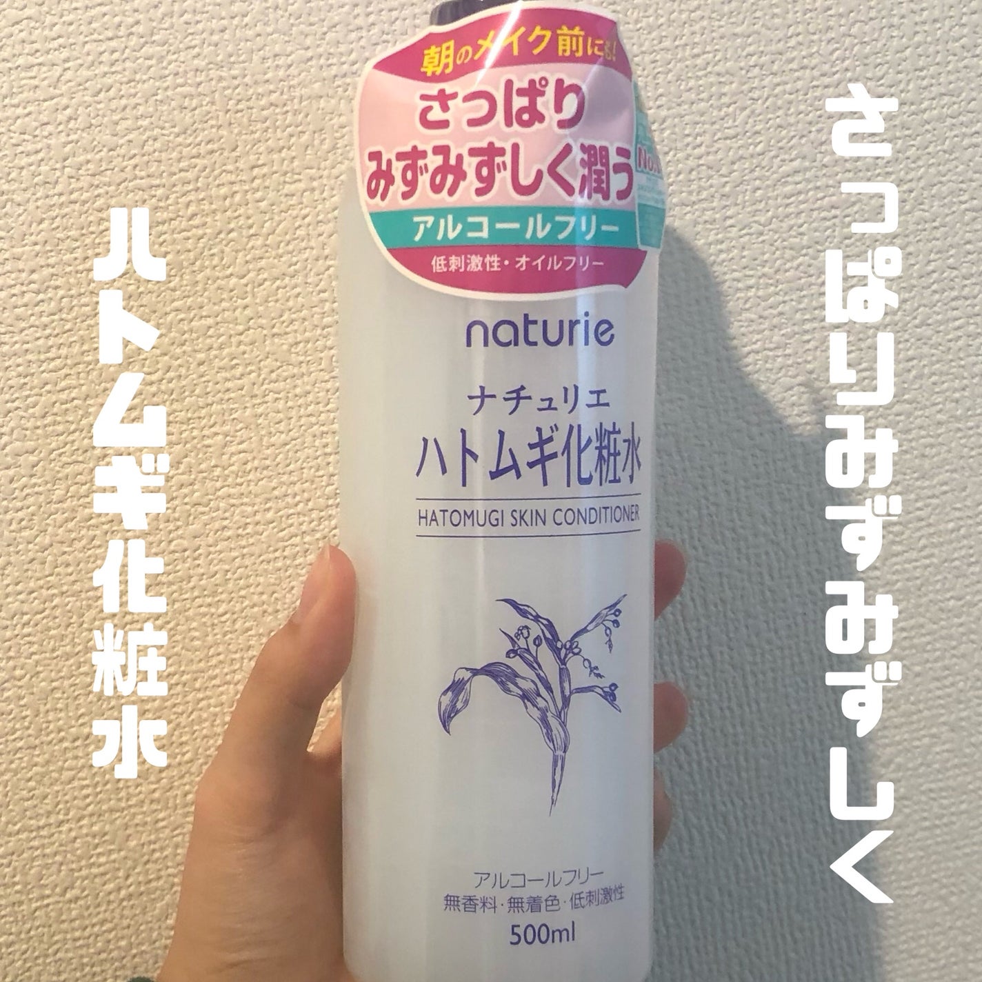 ハトムギ化粧水(ナチュリエ スキンコンディショナー R )/ナチュリエ/化粧水を使ったクチコミ(1枚目)