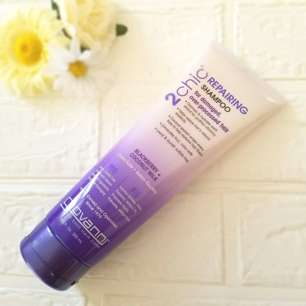 ジョヴァンニ 2chic ダメージ シャンプー/コンディショナー/giovanni/市販シャンプーを使ったクチコミ(1枚目)