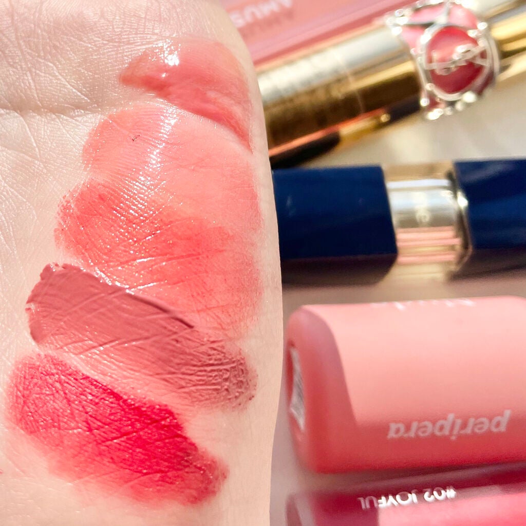 ルージュ ヴォリュプテ シャイン/YVES SAINT LAURENT BEAUTE/口紅を使ったクチコミ(3枚目)