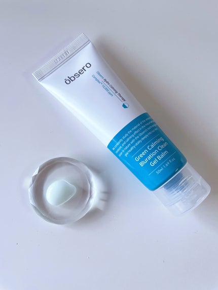 グリーンカーミングブルーレーションクリーンゲルバーム/obsero/フェイスクリームを使ったクチコミ(1枚目)