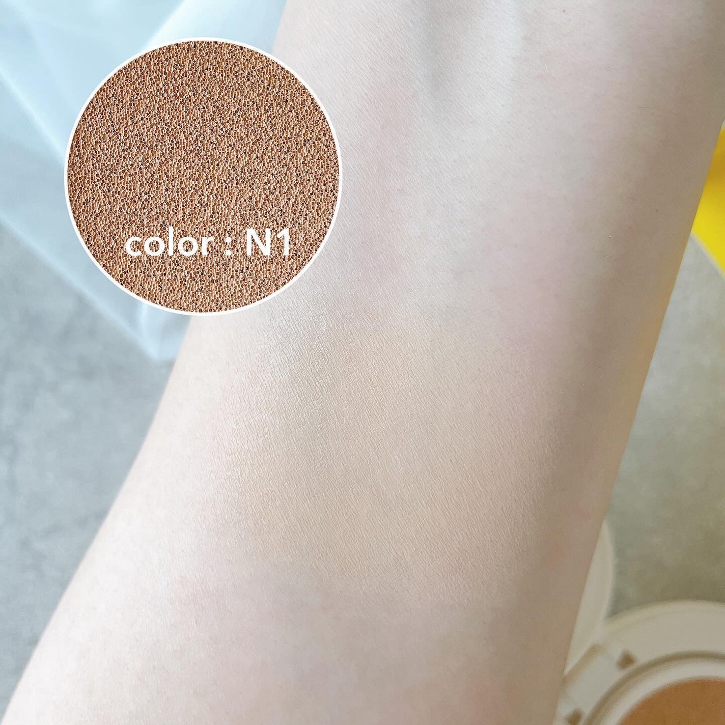 ヌーディステディクッション/SUREBASE/クッションファンデーションを使ったクチコミ(5枚目)