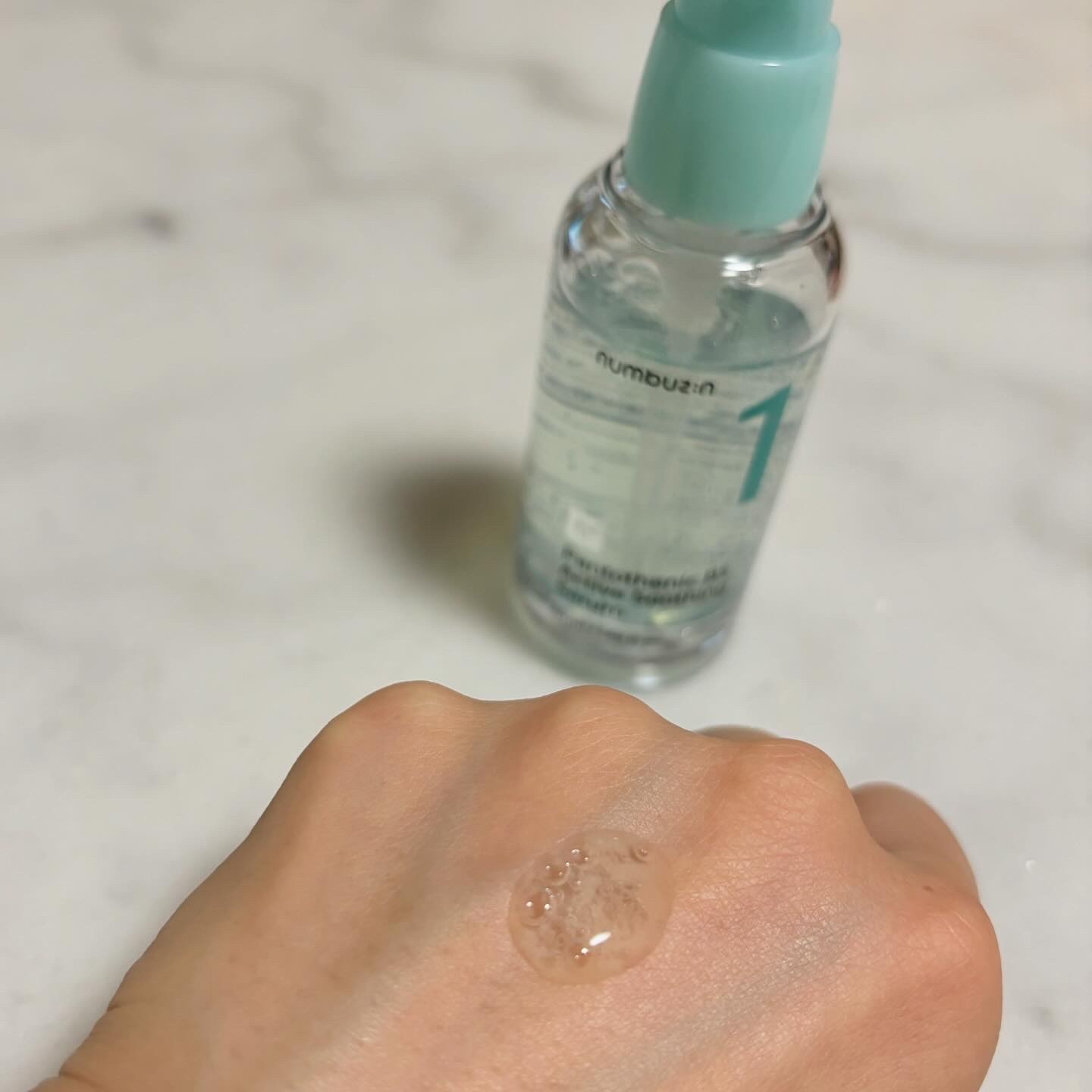 1番 ガルバニックパントテン酸スージングセラム/numbuzin/美容液を使ったクチコミ（2枚目）