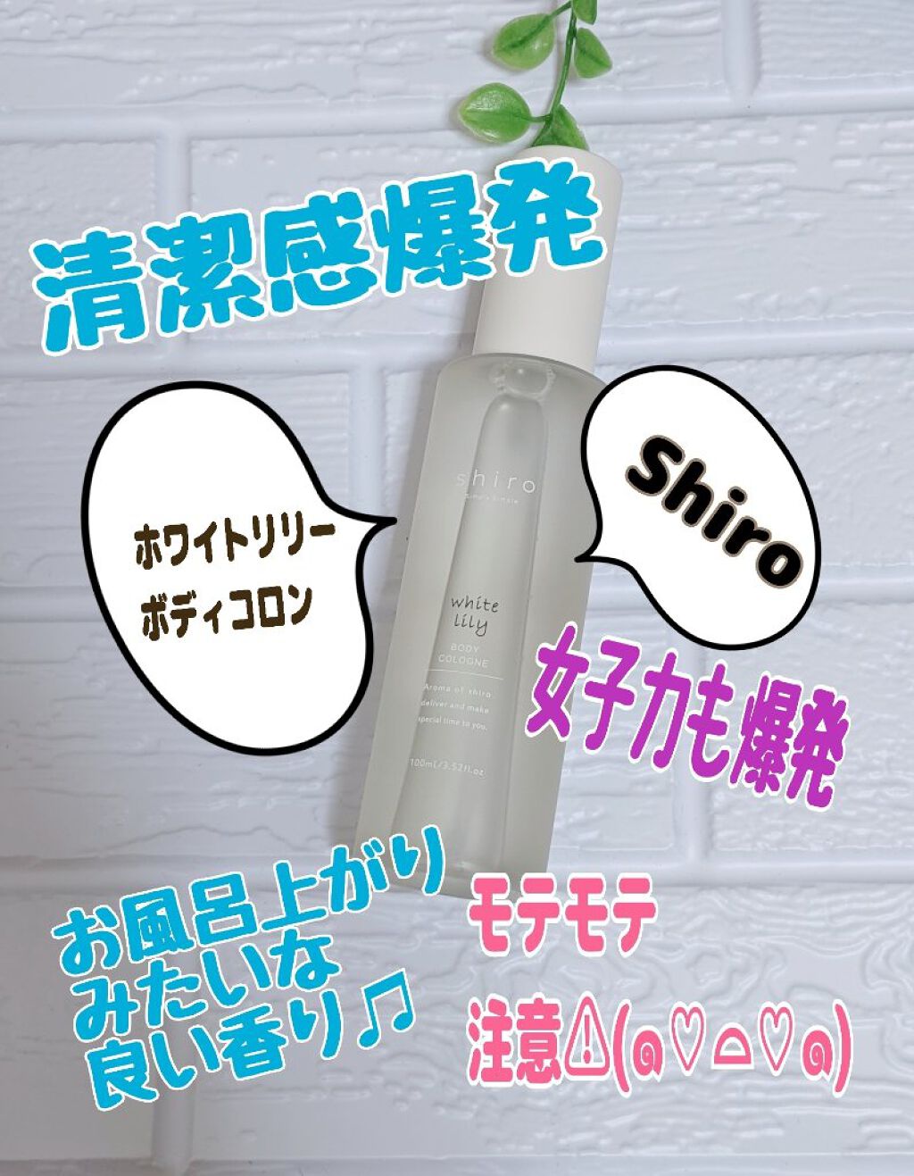 ホワイトリリー ボディコロン/SHIRO/香水(その他)を使ったクチコミ（1枚目）