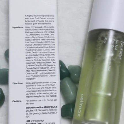 ノニミスト/celimax/ミスト状化粧水を使ったクチコミ(2枚目)