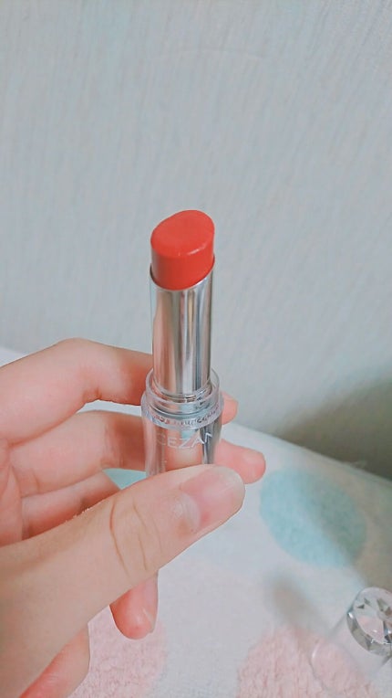 ラスティンググロスリップ/CEZANNE/口紅を使ったクチコミ(2枚目)