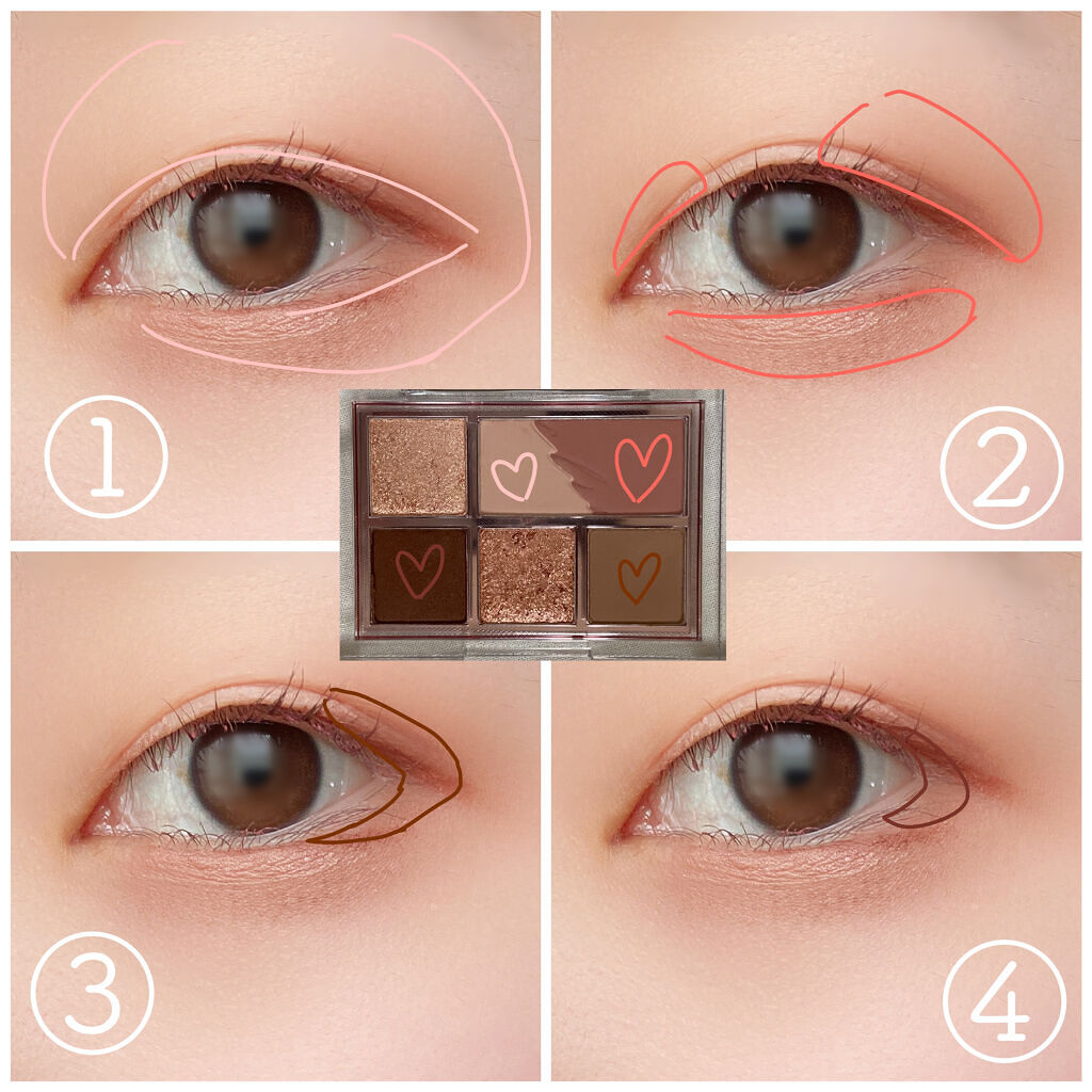 プロ アイパレット ミニ/CLIO/アイシャドウパレットを使ったクチコミ（3枚目）