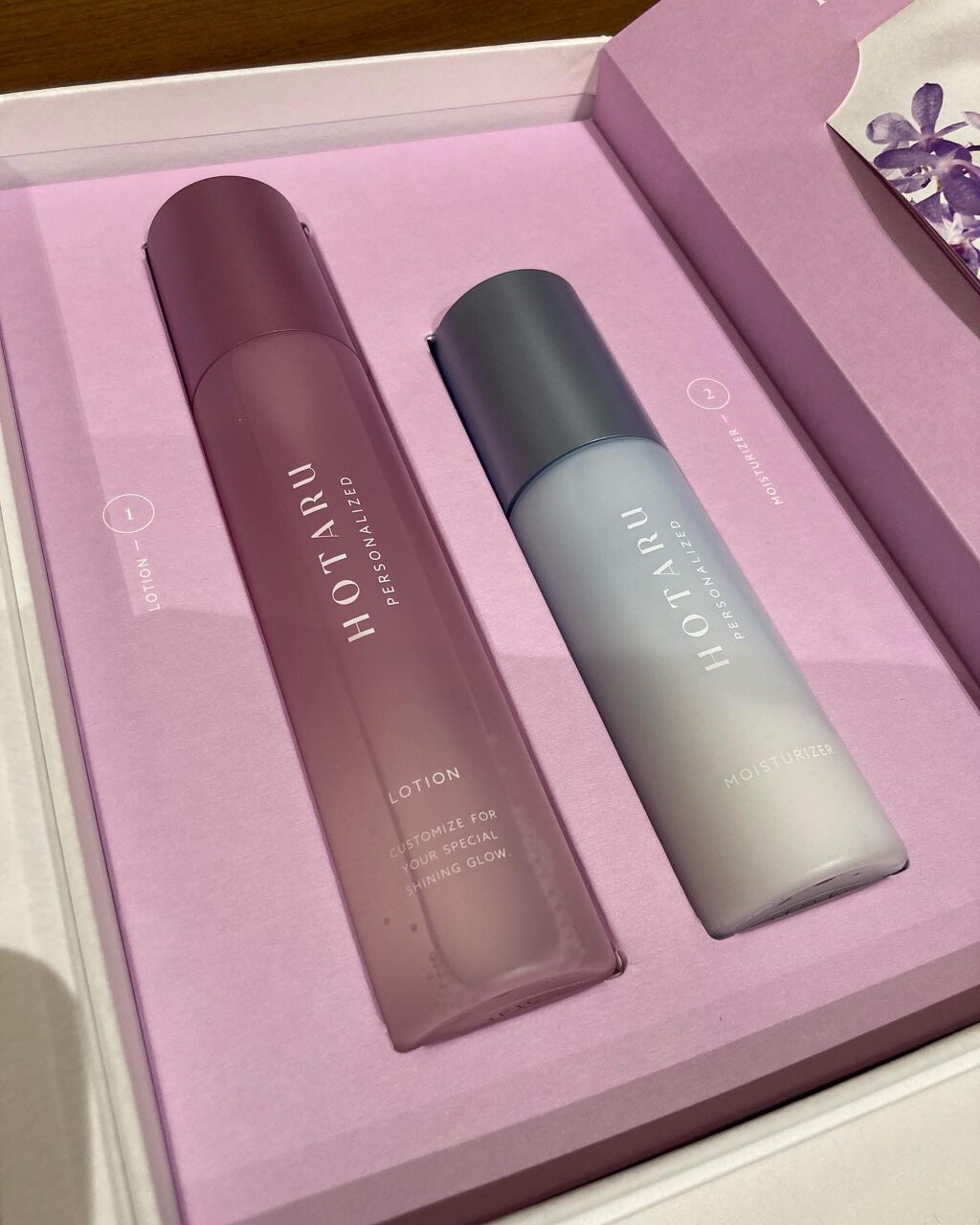  HOTARU PERSONALIZED LOTION／MOISTURIZER /HOTARU PERSONALIZED/スキンケアキットを使ったクチコミ（1枚目）