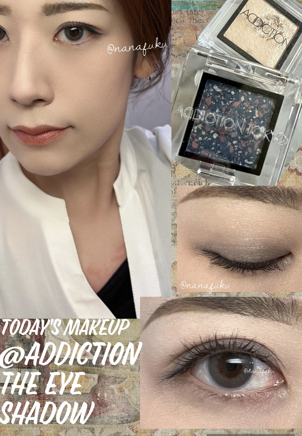 ザ アイシャドウ アンポリッシュ ジェム 105 London Blue Topaz/ADDICTION/単色アイシャドウを使ったクチコミ（1枚目）