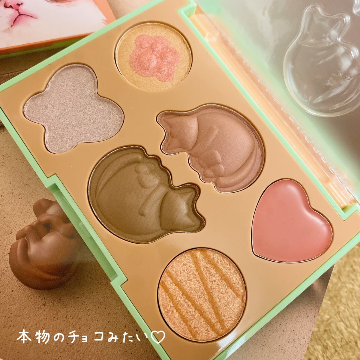 試してみた】Mary's 猫のチョコレートみたいなメイクアップパレット