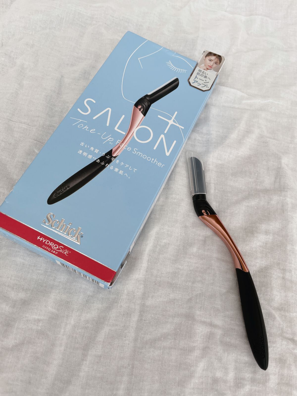 サロンプラス トーンアップ フェイススムーサー ホルダー（刃付き）/サロンプラス/シェーバーを使ったクチコミ（1枚目）