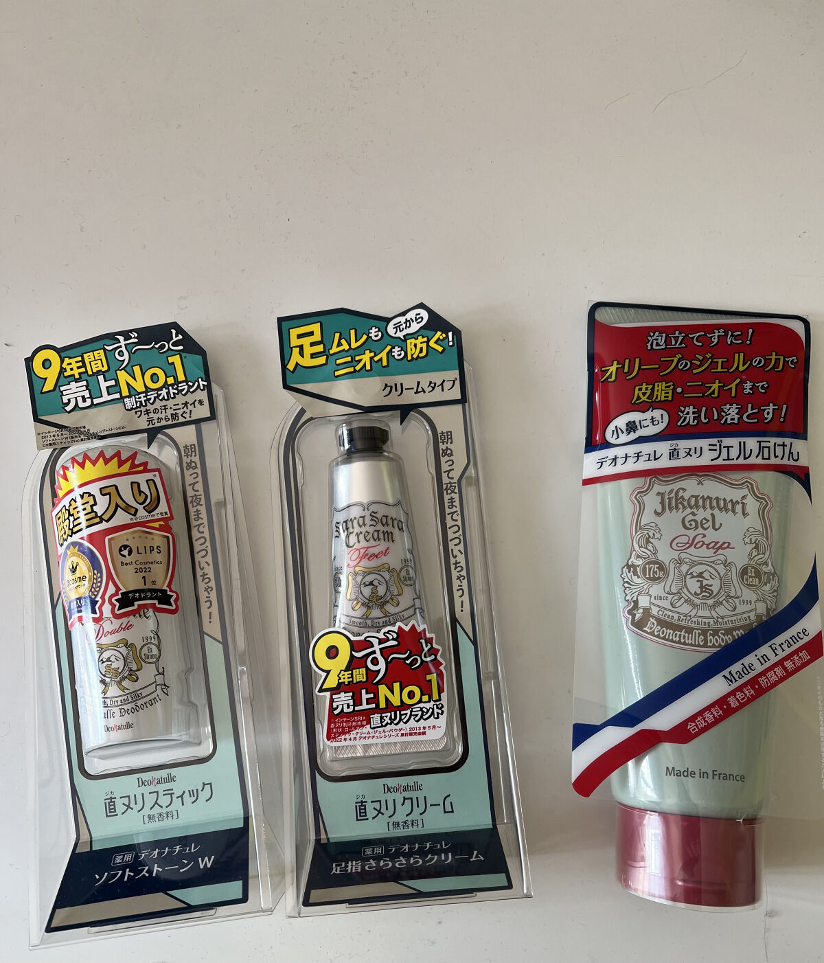 直ヌリジェル石けん/デオナチュレ/ボディソープを使ったクチコミ（1枚目）