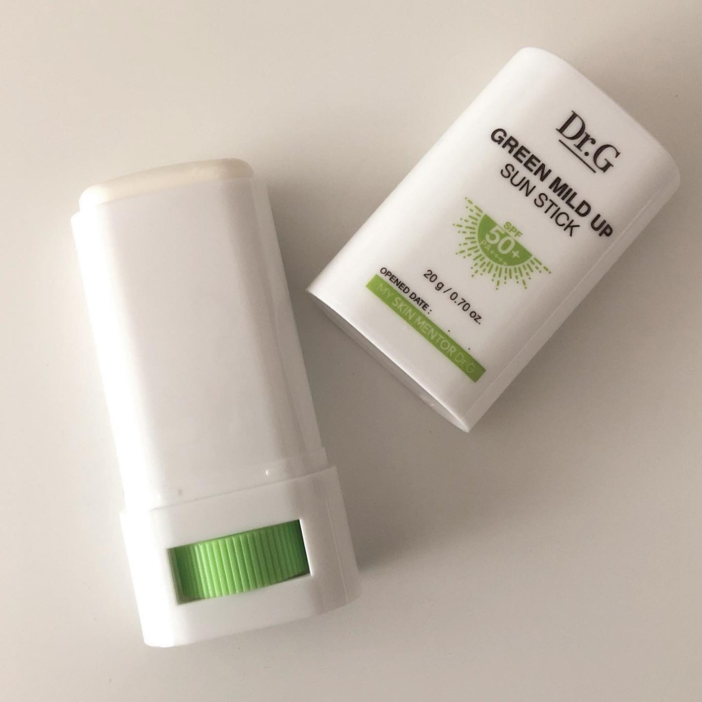 グリーンマイルドサンスティック SPF50+ PA++++/Dr.G/日焼け止めスティックを使ったクチコミ(3枚目)