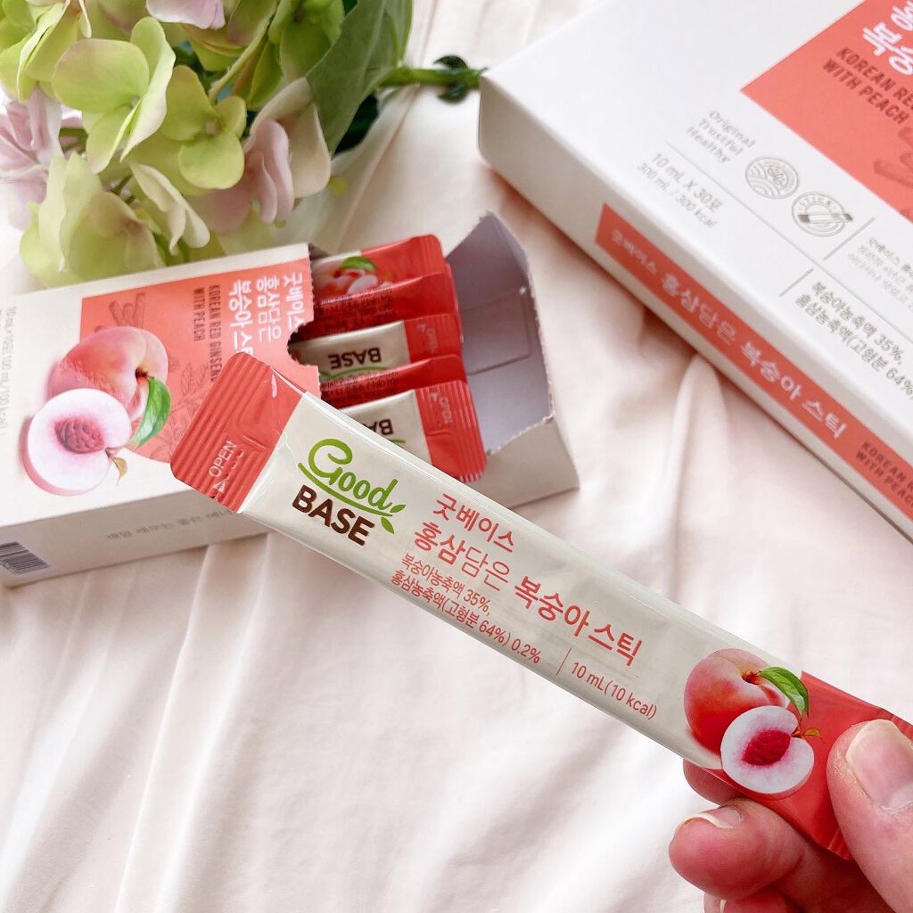 Rie_beauty on LIPS 「\フルーティーで美味しい♪紅参・ピーチスティック/正官庄Goo..」(2枚目)