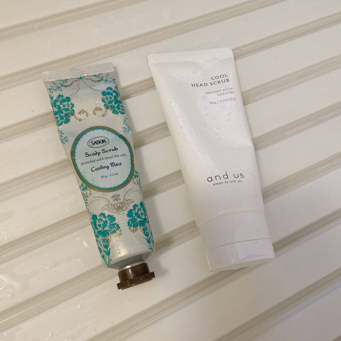 ヘッドスクラブ リフレッシング(ミント)/SABON/ヘッドスクラブを使ったクチコミ(2枚目)