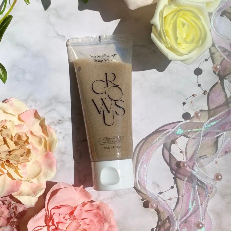 シーソルトセラピースカルプスケーラー/GROWUS/ヘッドスクラブを使ったクチコミ(6枚目)