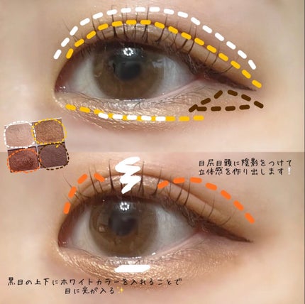 シルキースフレアイズ/キャンメイク/アイシャドウパレットを使ったクチコミ(2枚目)