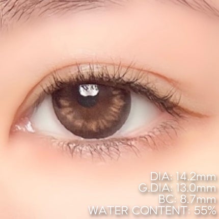 キエトワンデーカラー/Qieto/カラーコンタクトレンズを使ったクチコミ(8枚目)