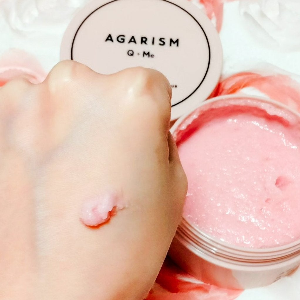 Q+Me スウィート ボム タラソ スクラブ/AGARISM/バスト・ヒップケアを使ったクチコミ(2枚目)