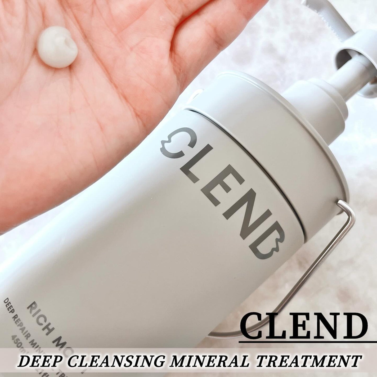 リッチモイスト ディープクレンジング ミネラル シャンプー/ディープリペア ミネラル トリートメント/CLEND/市販シャンプーを使ったクチコミ(3枚目)