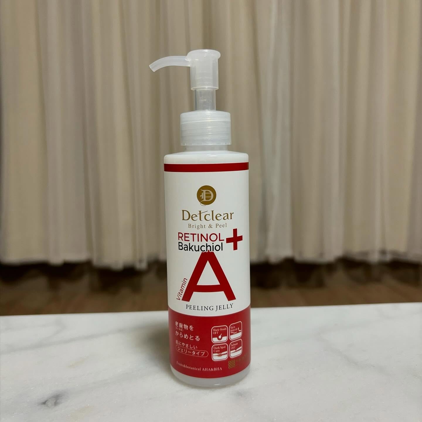 DETクリア ブライト&ピール ピーリングジェリー〈エイジングケアタイプ〉/Detclear/ピーリングを使ったクチコミ（1枚目）